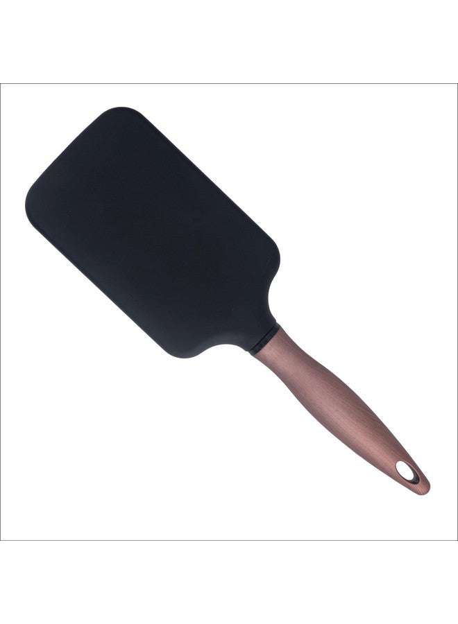 Roots - Truglam Black Hair Brush - Designed with Soft Tip Flexible Bristles with Wooden print handle - Suitable for All Hair Types - Every Day Use for Men and Women - SLV88 - Image 2