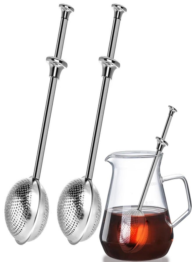 Jedrey 2pack Tea Ball, tea infuser for loose leaf tea, tea strainers for loose tea, stainless steel tea strainer, loose leaf tea steeper, easy clean, tea fine mesh strainer reusable - Image 1