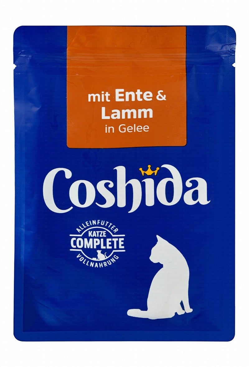 Coshida Wet Cat Food with Duck and Lamb for Adult Cats - 100 gr - Image 1