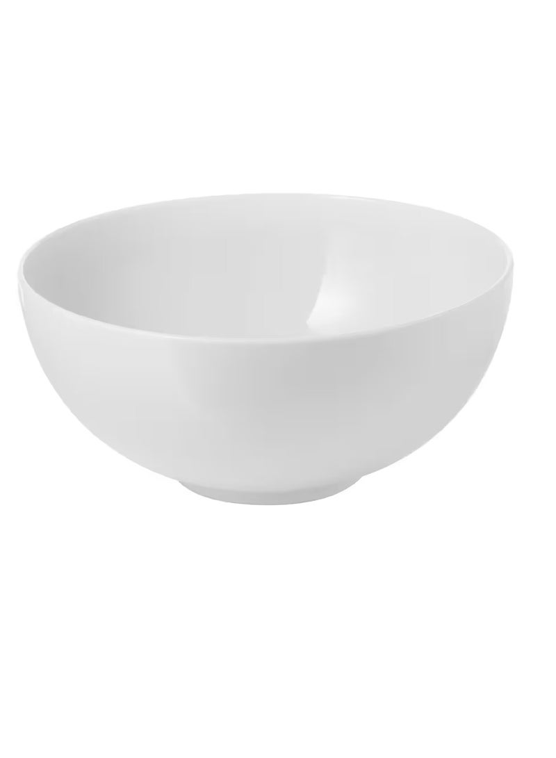 سلطانية دائرية الجوانب أبيض 22 سم - Image 1