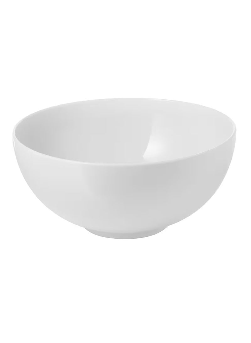 سلطانية دائرية الجوانب أبيض 22 سم - Image 2