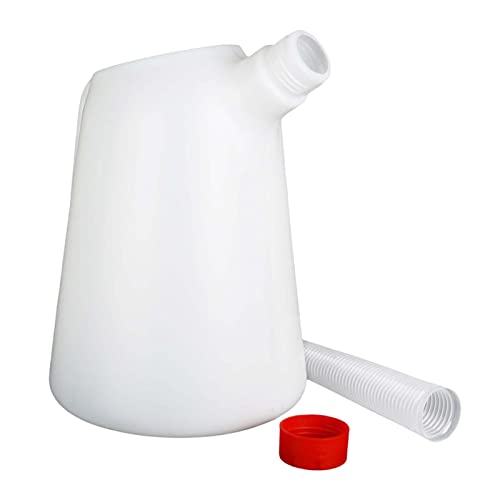 CALANDIS® Oil Measuring Jug with Pouring Flexible Spout with Lid for Car Traveling 4L - Image 1