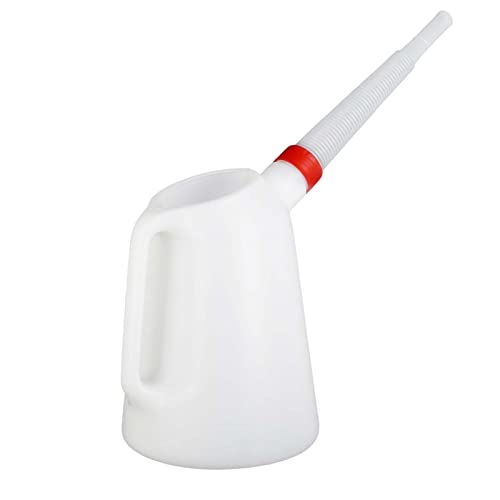 CALANDIS® Oil Measuring Jug with Pouring Flexible Spout with Lid for Car Traveling 4L - Image 2