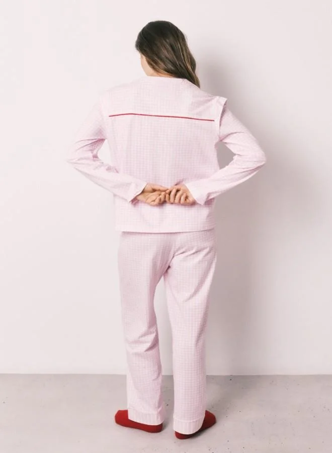 women'secret  Cotton mandarin collar long pyjamas for Women | Best Price UAE