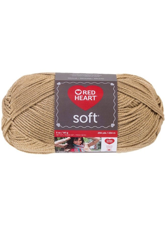 RED HEART E728_9388 Heart Soft Yarn, Wheat - Image 1