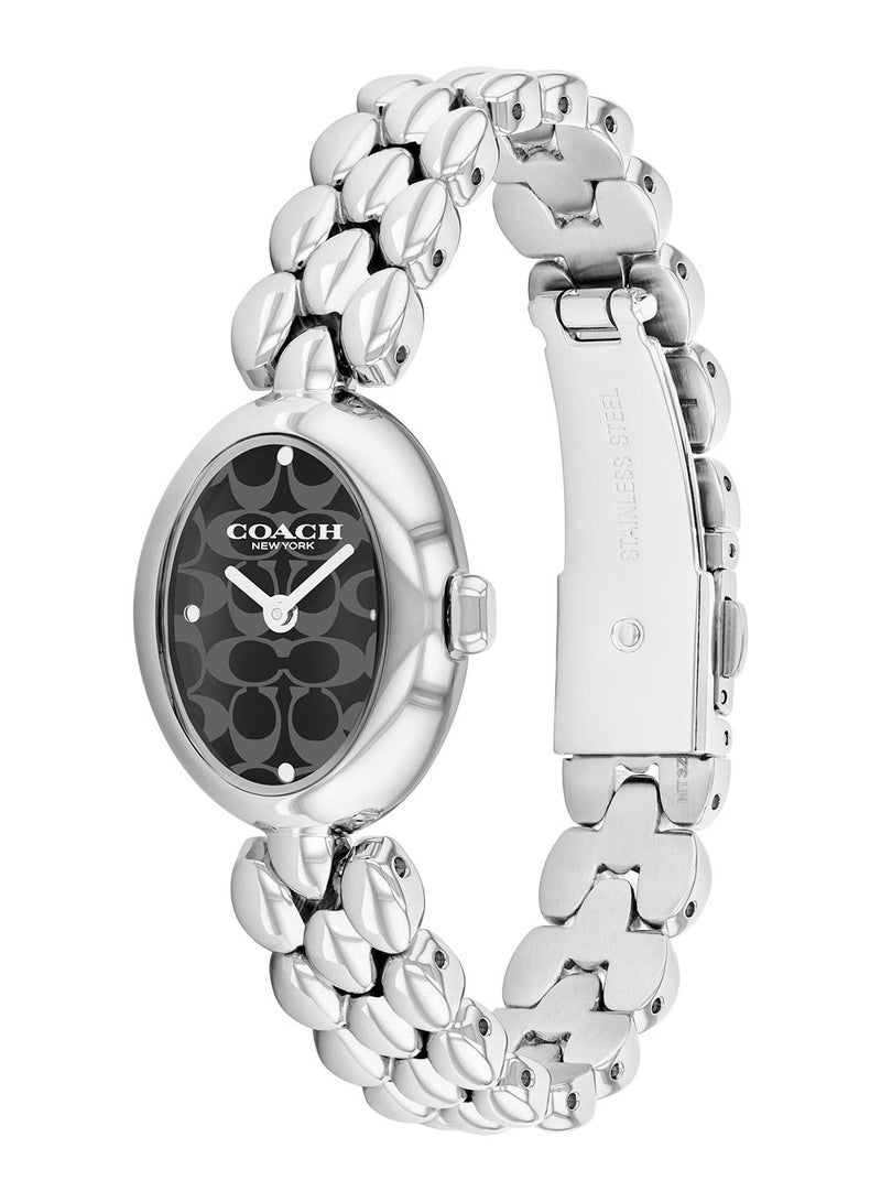 COACH OVAL ANALOG WOMEN'S BLACK CASE WATCH - 14504420 - Image 1