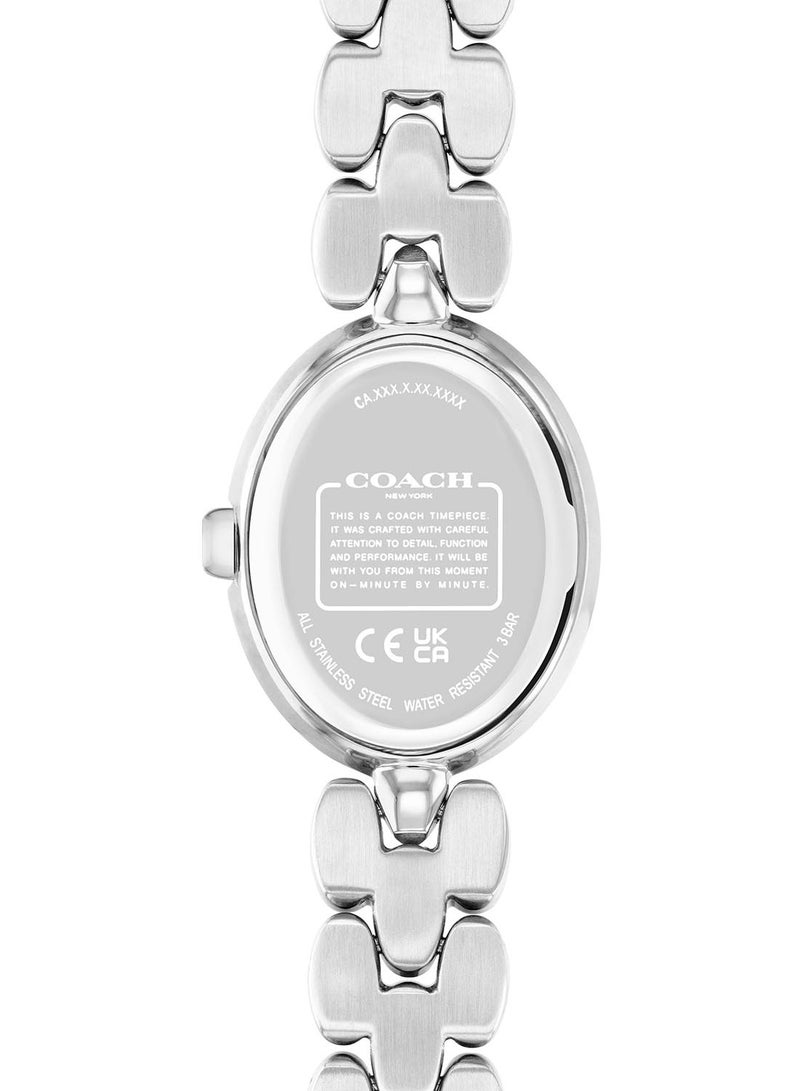 COACH OVAL ANALOG WOMEN'S BLACK CASE WATCH - 14504420 - Image 3