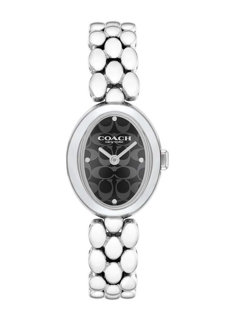 COACH OVAL ANALOG WOMEN'S BLACK CASE WATCH - 14504420 - Image 2
