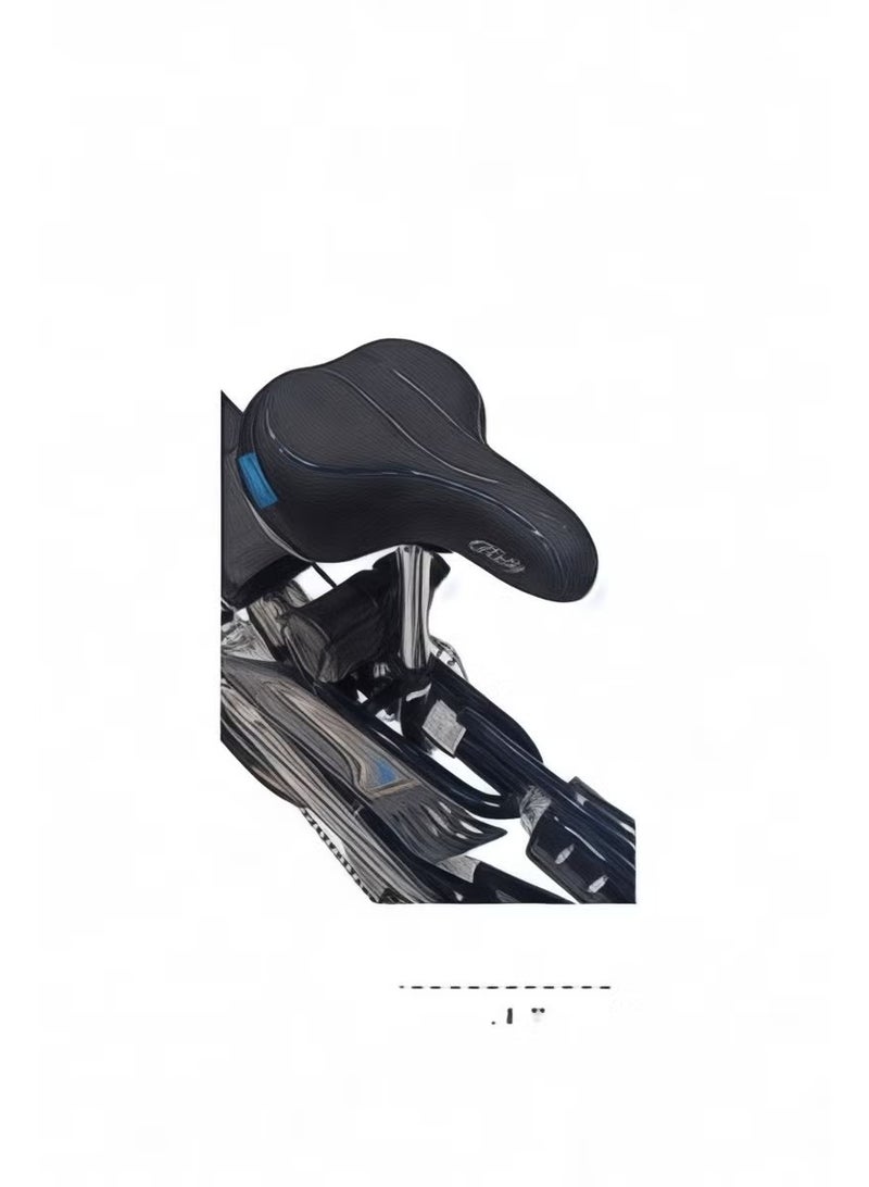 رامبو دراجة رامبو 20 إنش بإطارات هوائية، أصلية قابلة للتعديل بمقعدين – أزرق داكن - Image 2