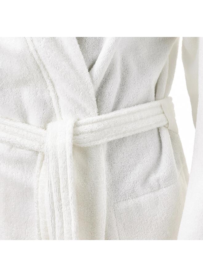 Zaboon Bath Robe, White, S/M - Image 3