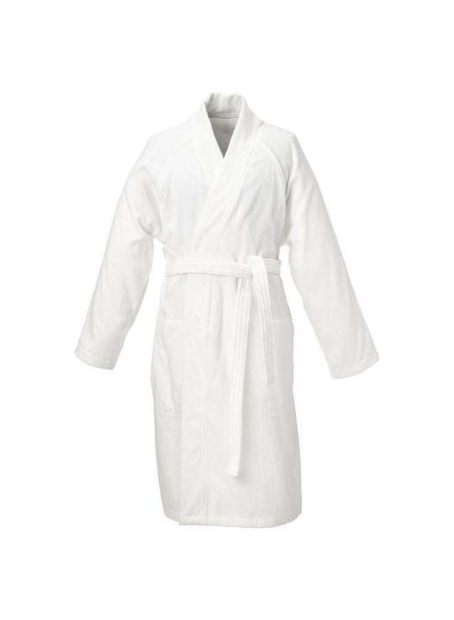 Zaboon Bath Robe, White, S/M - Image 1