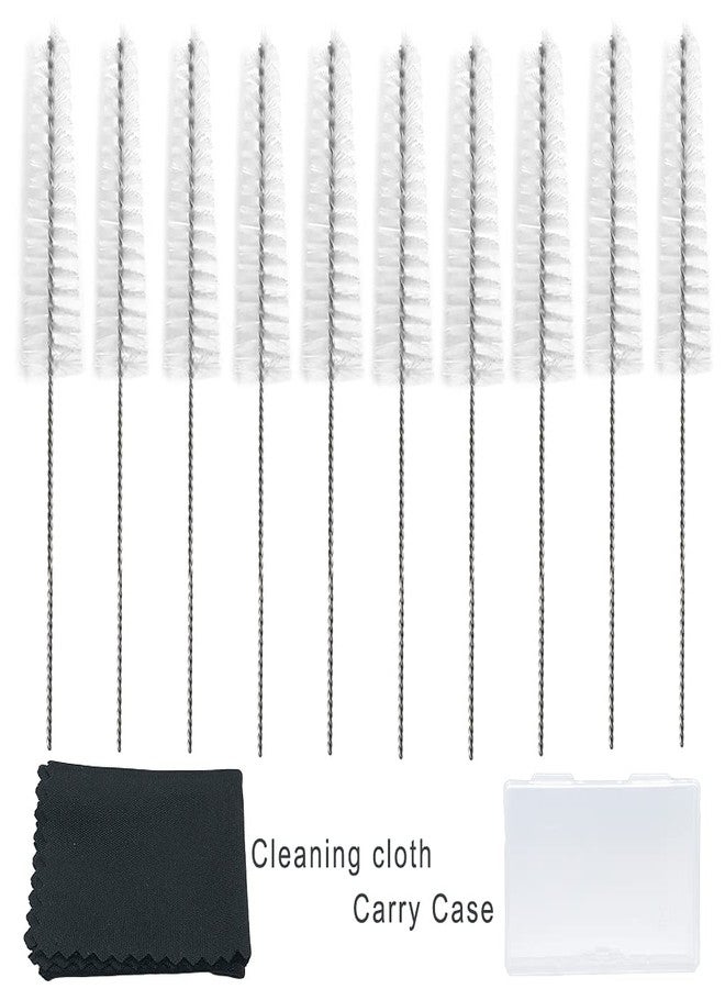 Anico Hearing Aid Vent Earhook Tube Cleaning Brush Kit Tools Accessories with Carry Case (White- Pack of 10) - Image 5