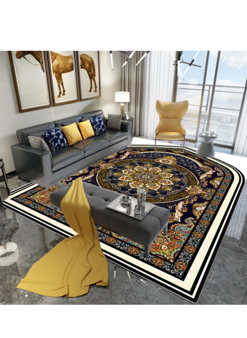 شاربدو سجاد منطقة حديث سجاد بسيط بسيط منخفض الوبر سجادة غرفة المعيشة سجادة أرضية ناعمة مضادة للانزلاق ديكور منزلي 200*300 سم - Image 1