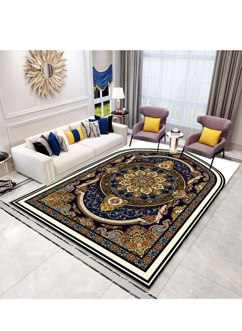 شاربدو سجاد منطقة حديث سجاد بسيط بسيط منخفض الوبر سجادة غرفة المعيشة سجادة أرضية ناعمة مضادة للانزلاق ديكور منزلي 200*300 سم - Image 2