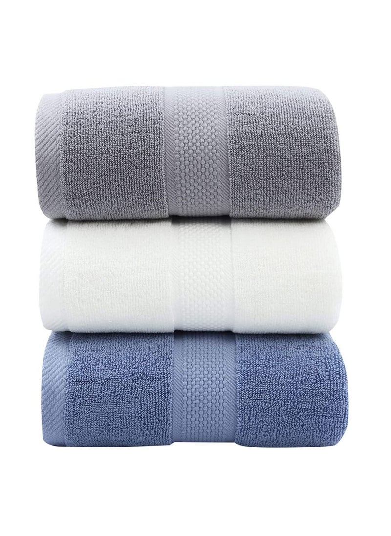 Y&D KASTWAVE Premium Cotton Bath Hand Towels for Bathroom Combed Absorbent Soft Bathroom, & Face Washcloths Set, Absorbency and Fade Resistant Quick Dry  - Image 1
