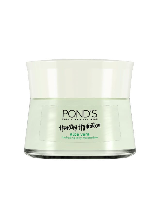 POND's Healthy Hydration Gel Moisturizer, Aloe Vera, 50ml - Image 1