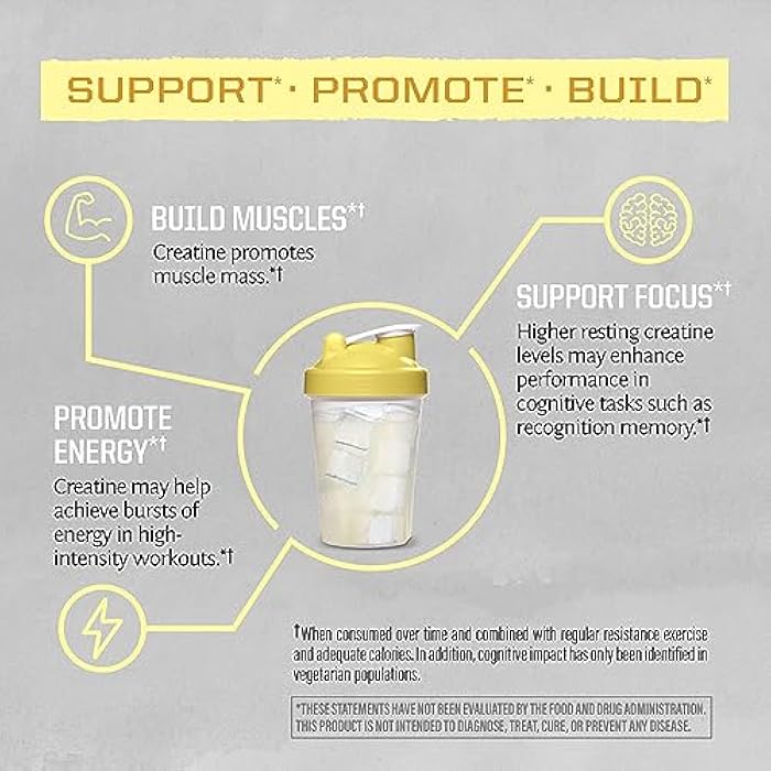 Sunwarrior Creatine Monohydrate Powder Micronized PreWorkout Recovery Supplement Support Muscle Building Strength Training Cognition Vegan & Keto Friendly, Easily Mixes 50 Servings Lemonade Flavored - Image 4