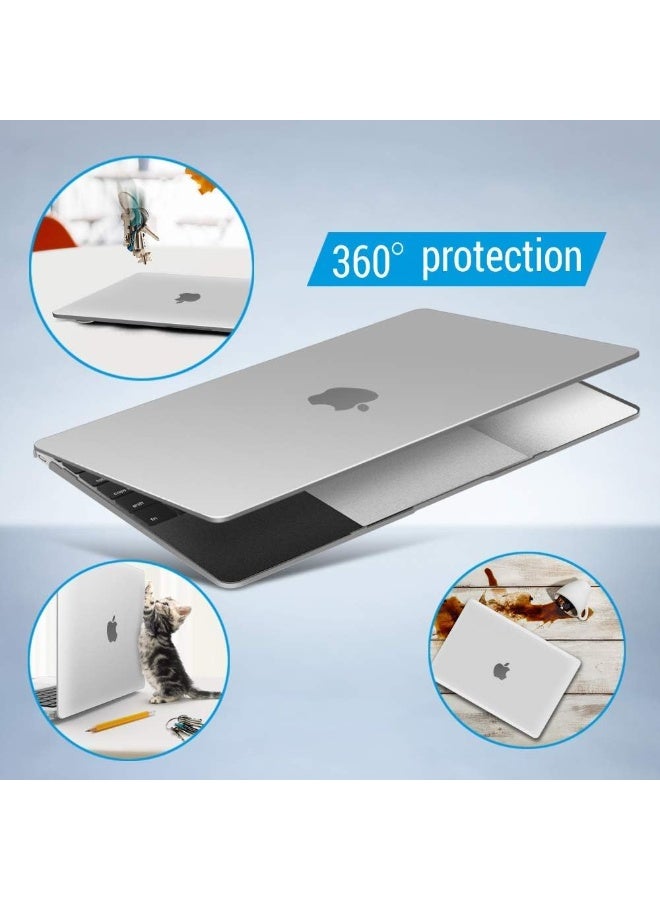 Hard Shell Case Protective Snap On Cover Compatible with MacBook 12 Inch Hard Case 2017 2016 2015 Release Model A1534 with Retina Display (Matte White) - Image 5