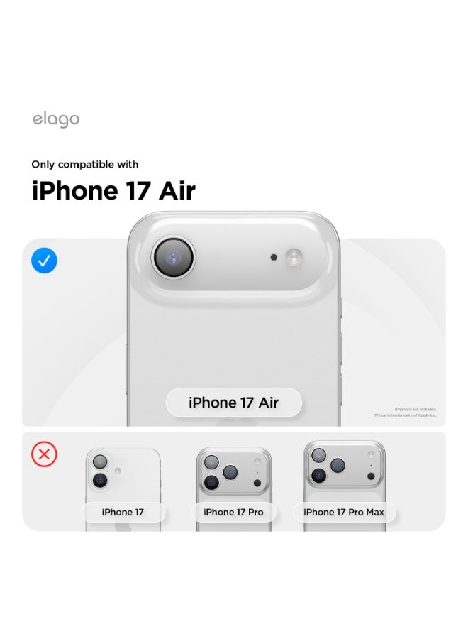 Elago Magnetic Liquid Silicone for iPhone 17 Air case cover [Camera Control Button Cover] compatible with MagSafe Shockproof - Neon Yellow - Image 2