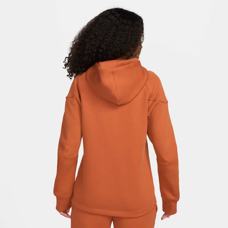 Nike Brown Women's Sportswear Tech Fleece Windrunner Full-Zip Hoodie for Women | Best Price UAE