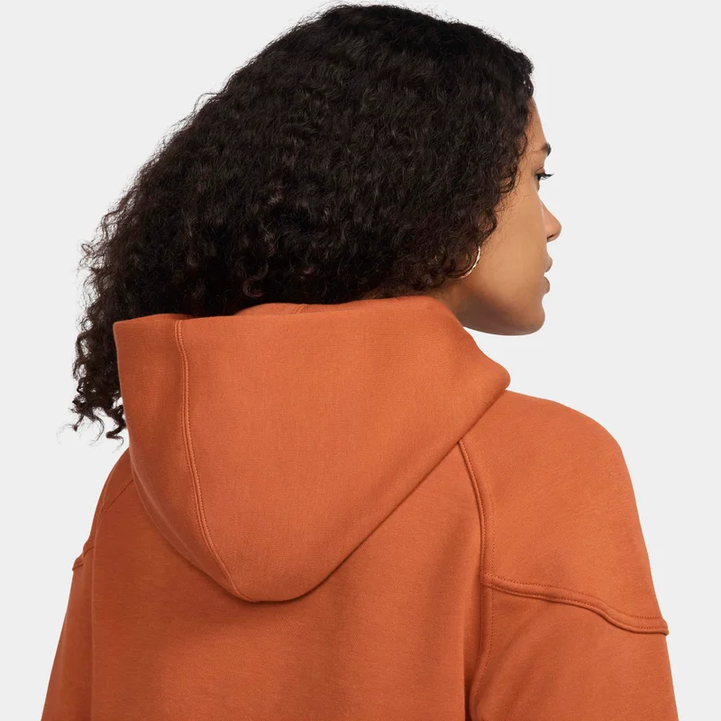 Nike Brown Women's Sportswear Tech Fleece Windrunner Full-Zip Hoodie for Women | Best Price UAE