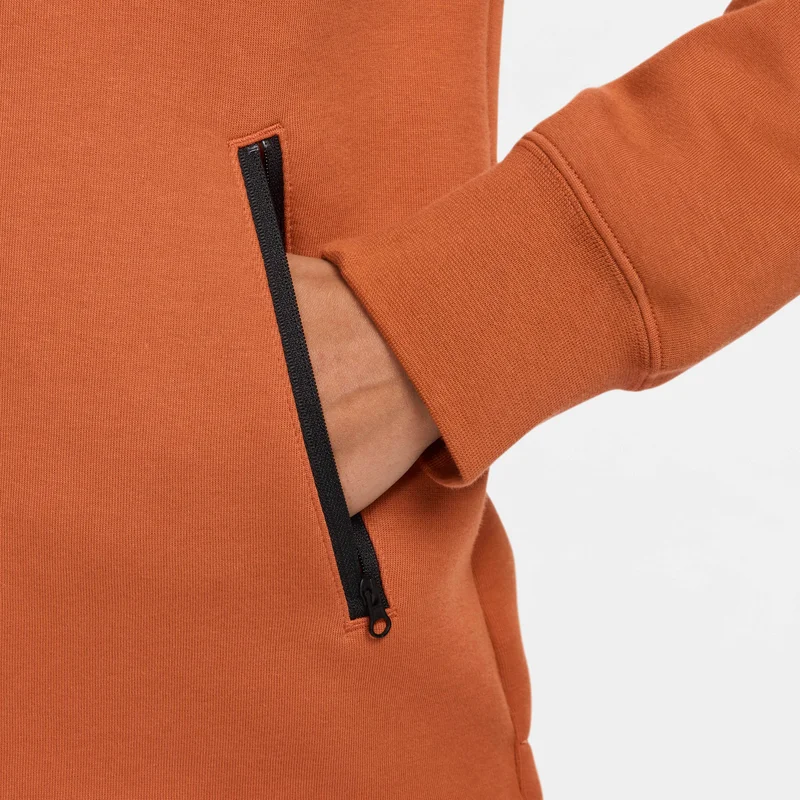 Nike Brown Women's Sportswear Tech Fleece Windrunner Full-Zip Hoodie for Women | Best Price UAE