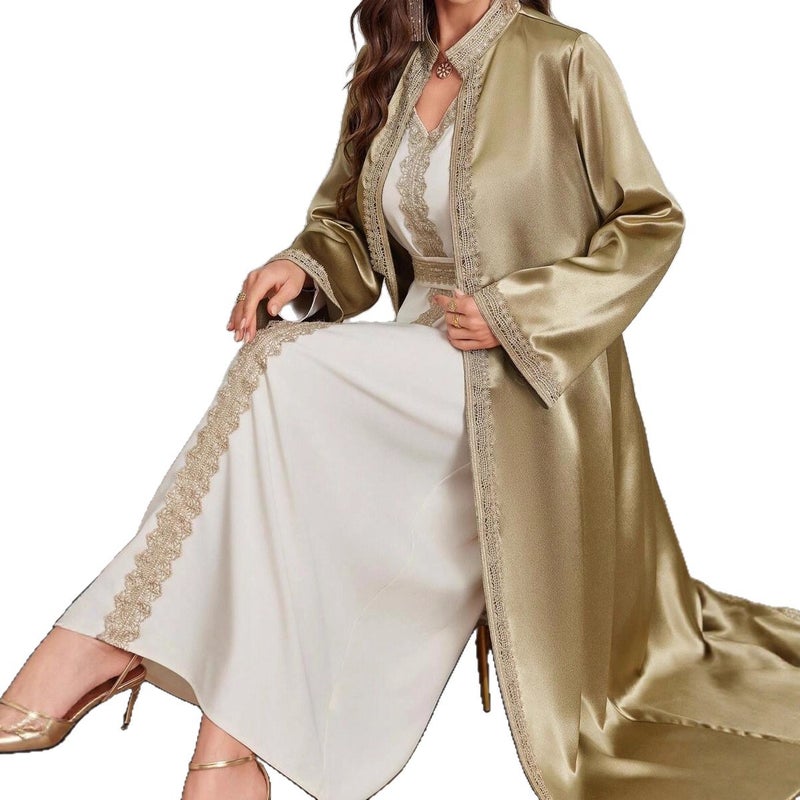Women's Embroidered Long-Sleeve Cardigan Coat - Image 5