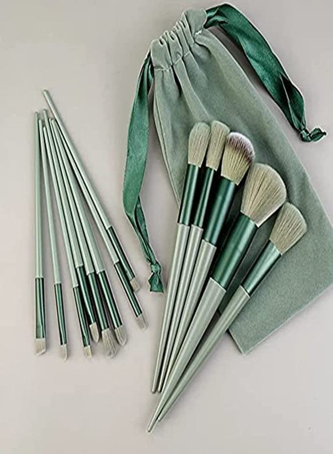 Glowhouse 13pc Celebrity Makeup Brush Set With Soft Fluffy Pouch Cosmetic Makeup Brush (Pack of 13) - Multicolor - Image 1