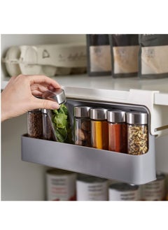 Y&D Hanging Spice Rack and Seasoning Bottle Drawer Storage Organizer Under Shelf Cupboard With 6 Bottles  - Image 2