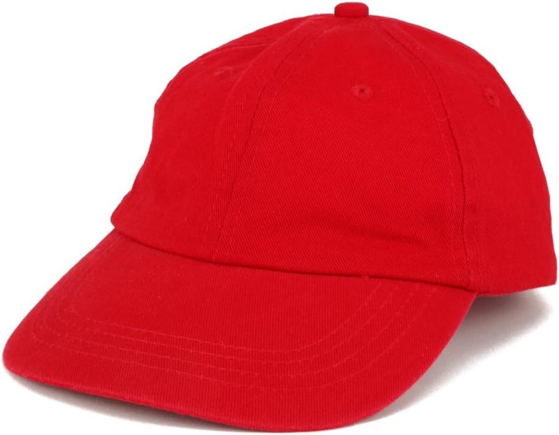 Armycrew Toddler to Youth Washed Chino 100% Cotton Twill Cap with Adjustable Strap - Image 1