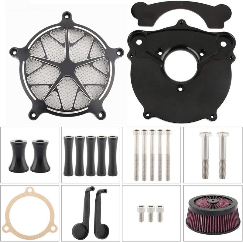 Wivplex Aluminum Air Filter Cleaner Kit for Harley Motorcycles - Image 4