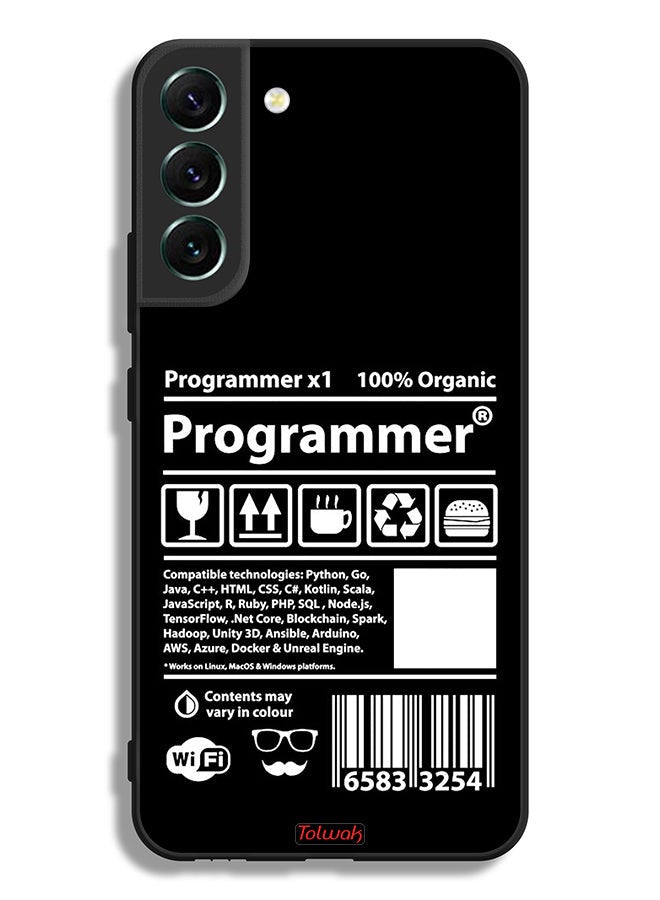 Tolwak Samsung Galaxy S22 Plus 5G Protective Case Cover Programmer Sticker - Image 3