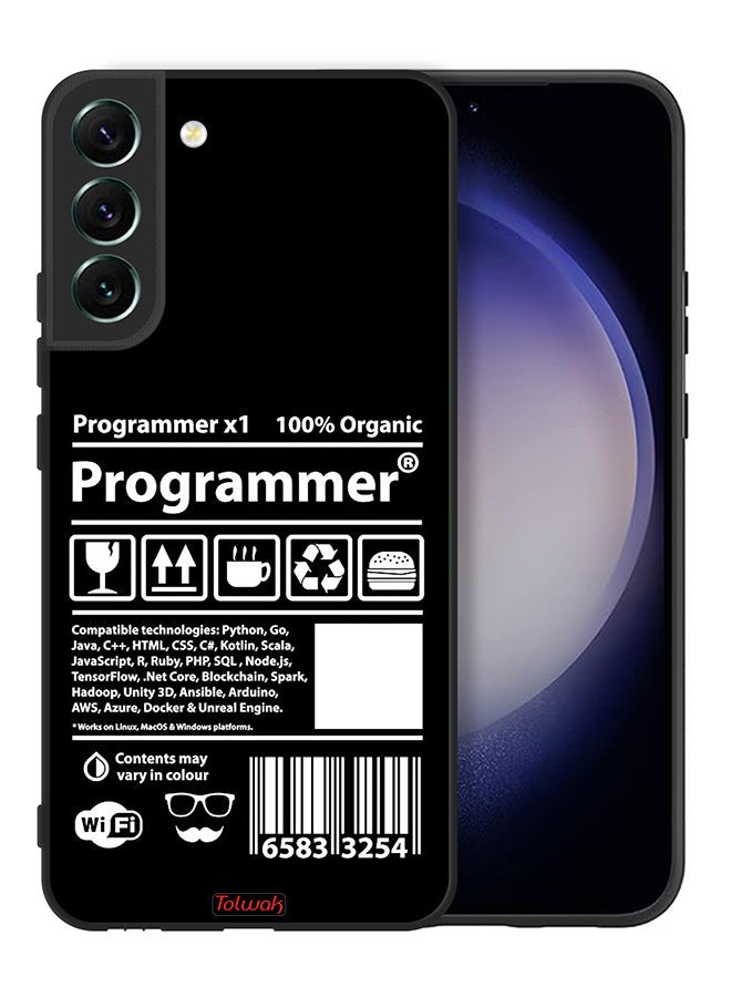 Tolwak Samsung Galaxy S22 Plus 5G Protective Case Cover Programmer Sticker - Image 2