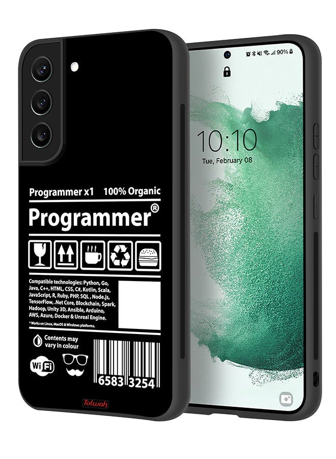 Tolwak Samsung Galaxy S22 Plus 5G Protective Case Cover Programmer Sticker - Image 1