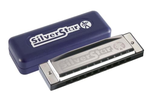 Hohner Silver Star M50401X C-Harmonica, Silver - Image 3