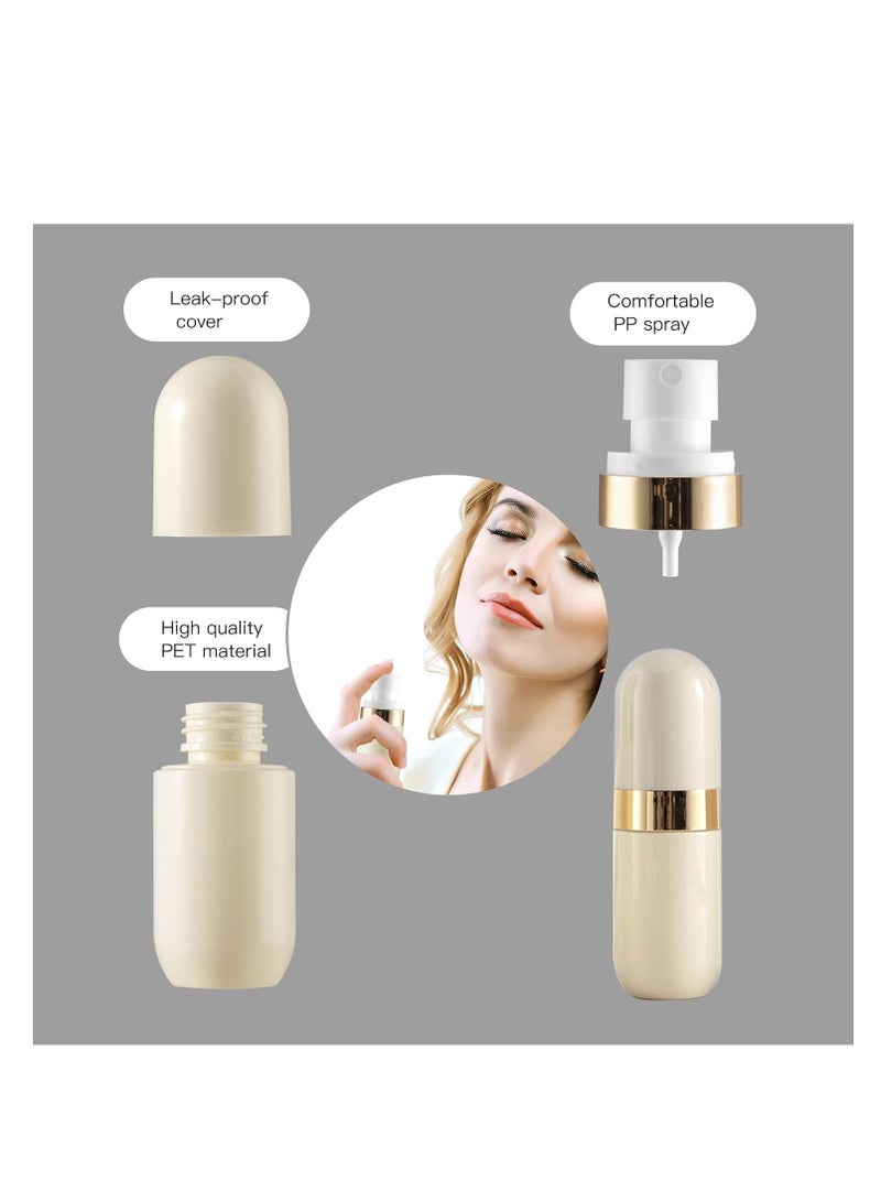 SOLARAE Travel Size Spray Bottle, 1.5oz/40ml Atomizer Sprayer for Perfume, Mini Fine Mist Spray Bottles, Empty Refillable Continuous Spritz Bottle, Small Pump Water Spray Bottle for Cleaning Solutions - Image 3
