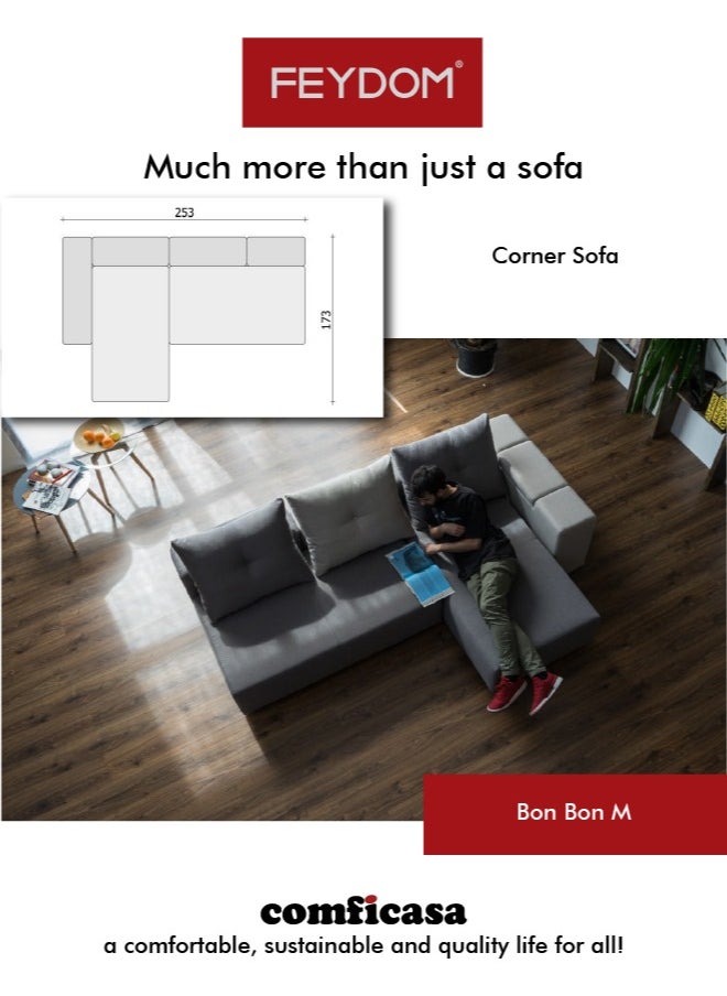 COMFICASA - FEYDOM BonBon M - Modular Sofa in Mollia White - Image 1