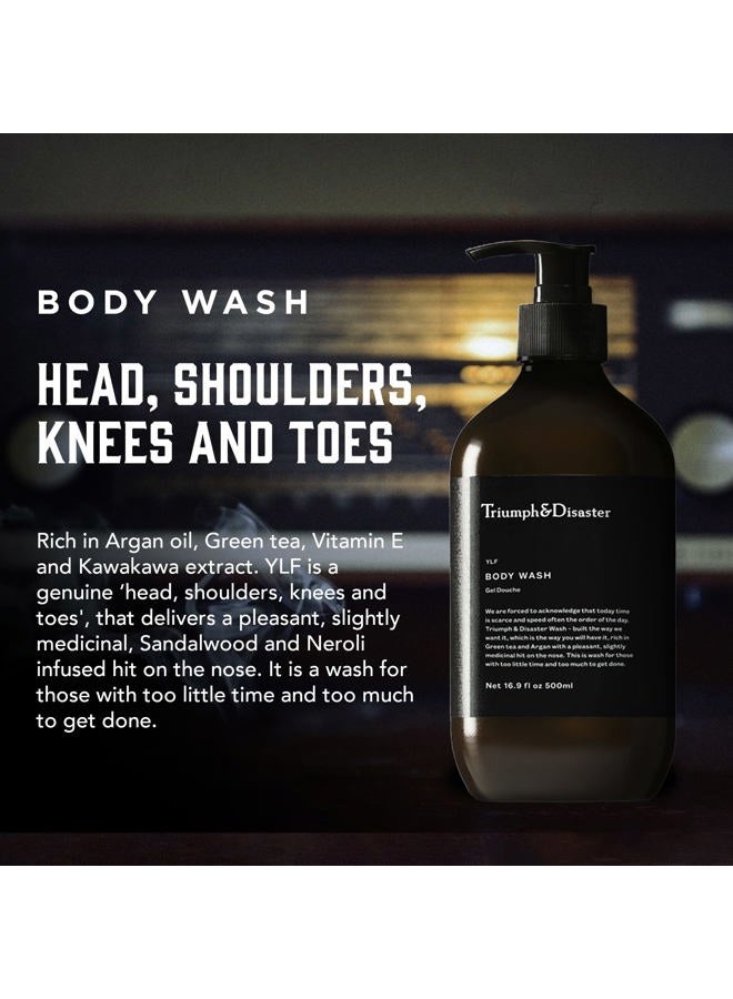 TRIUMPH & DISASTER YLF Body & Hair Wash | Gentle & Hydrating Shower Wash for Men, 500ml - Image 2