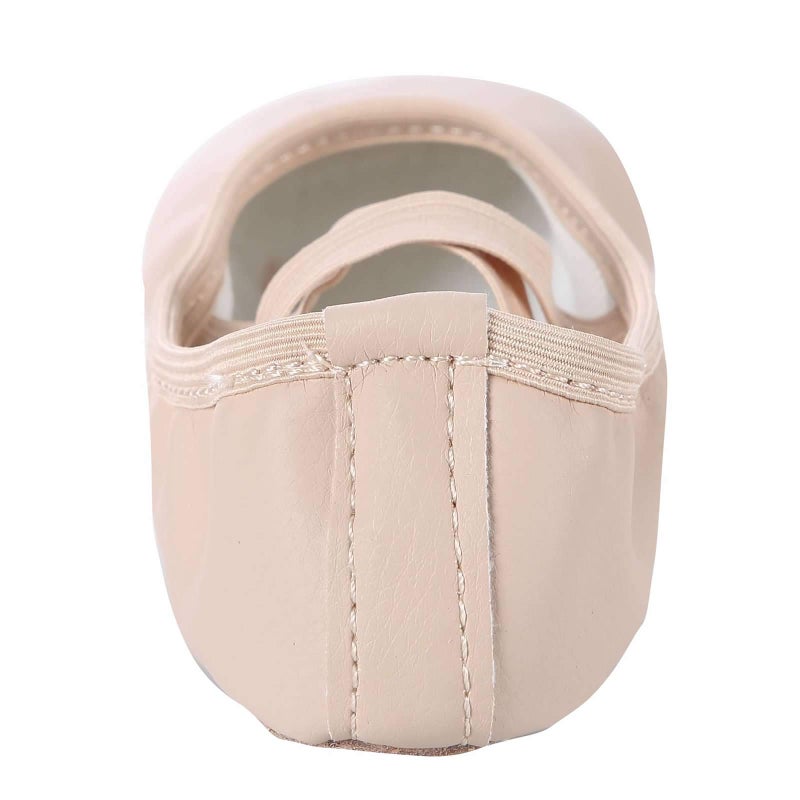 Dynadans Soft Leather Ballet Shoes/Ballet Slippers/Dance Shoes for Girls and Boys (Toddler/Little/Big Kid/Women)-Nude-2M Little Kid - Image 3