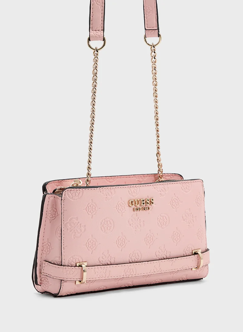GUESS Zarela Mini Top Zip Crossbody
