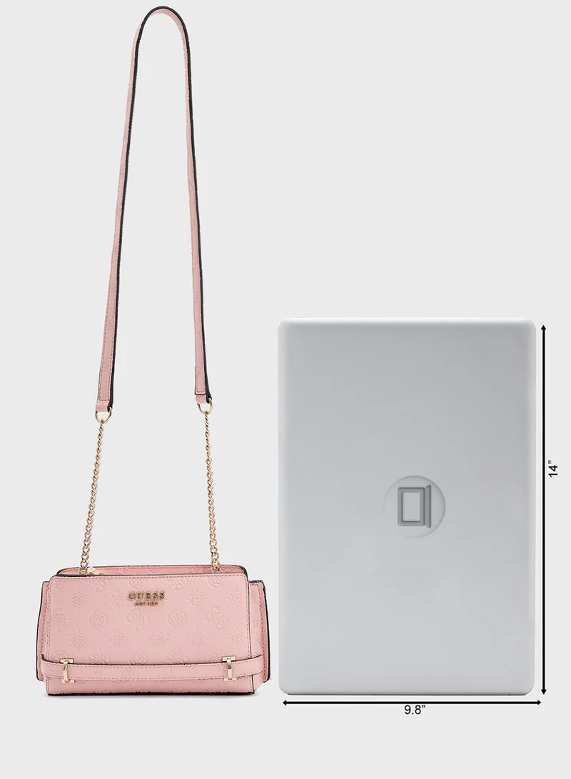 GUESS Zarela Mini Top Zip Crossbody
