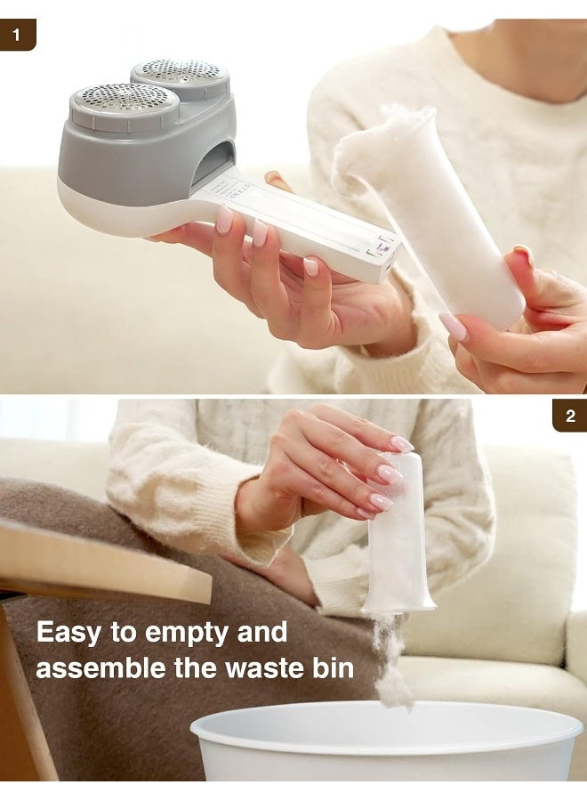 VASSON Fabric Shaver, Electric Lint Remover, Rechargeable Lint Shaver, Sweater Shavers to Remove Pilling, Large Fuzz Remover for Clothes Couch Furniture  - Image 3