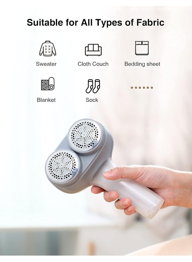 VASSON Fabric Shaver, Electric Lint Remover, Rechargeable Lint Shaver, Sweater Shavers to Remove Pilling, Large Fuzz Remover for Clothes Couch Furniture  - Image 2