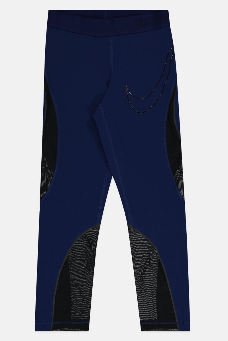 Nike Women Sportswear Fit Brand Logo Training Tights, Navy - Image 3