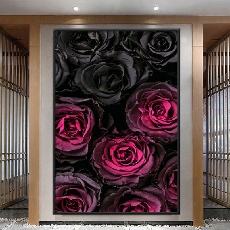 Marktna Modern design canvas painting with a hollow frame, size (50×70), one piece - Image 1