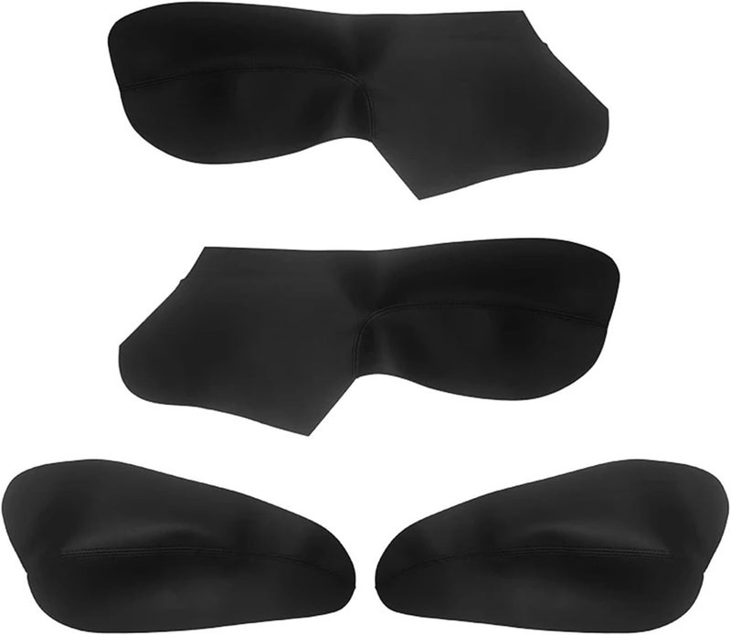 QASULER Microfiber Leather Door Armrest Cover for Peugeot 206 & Citroen C2 - Image 1