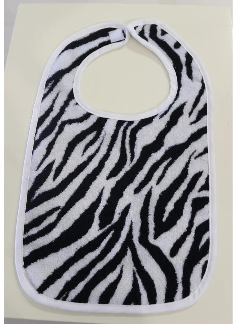 اندر هوم Baby Food Bib Printed Curl Waterproof Towel Baby Bib