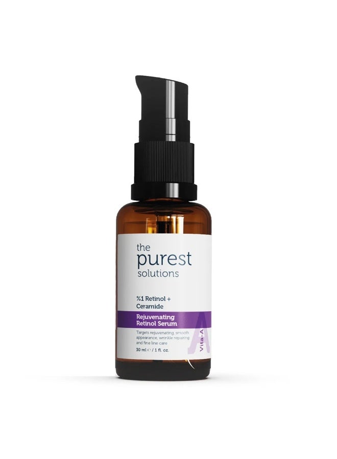 1% Retinol + Ceramide Rejuvenating Retinol Face Serum 30ml
