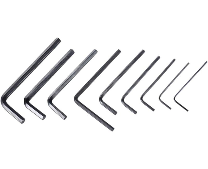 Lightweight 9pcs Guitar Hexagon Wrench Key Set 1 Pack - Image 1