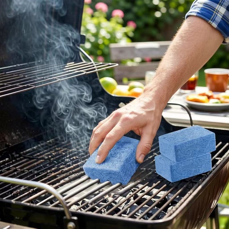 High Quality Sponge Eraser 6 Pack For Professional Barbecue And Kitchen Use Effectively Removes Grease For 365 Days Without Damaging Cookware Easily Tackles Stubborn Stains On Baking Trays And Grills - Image 4